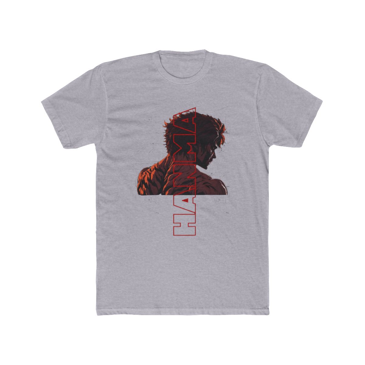 hanma baki the grappler spirit T Shirt - alternate angle 5, merchandise