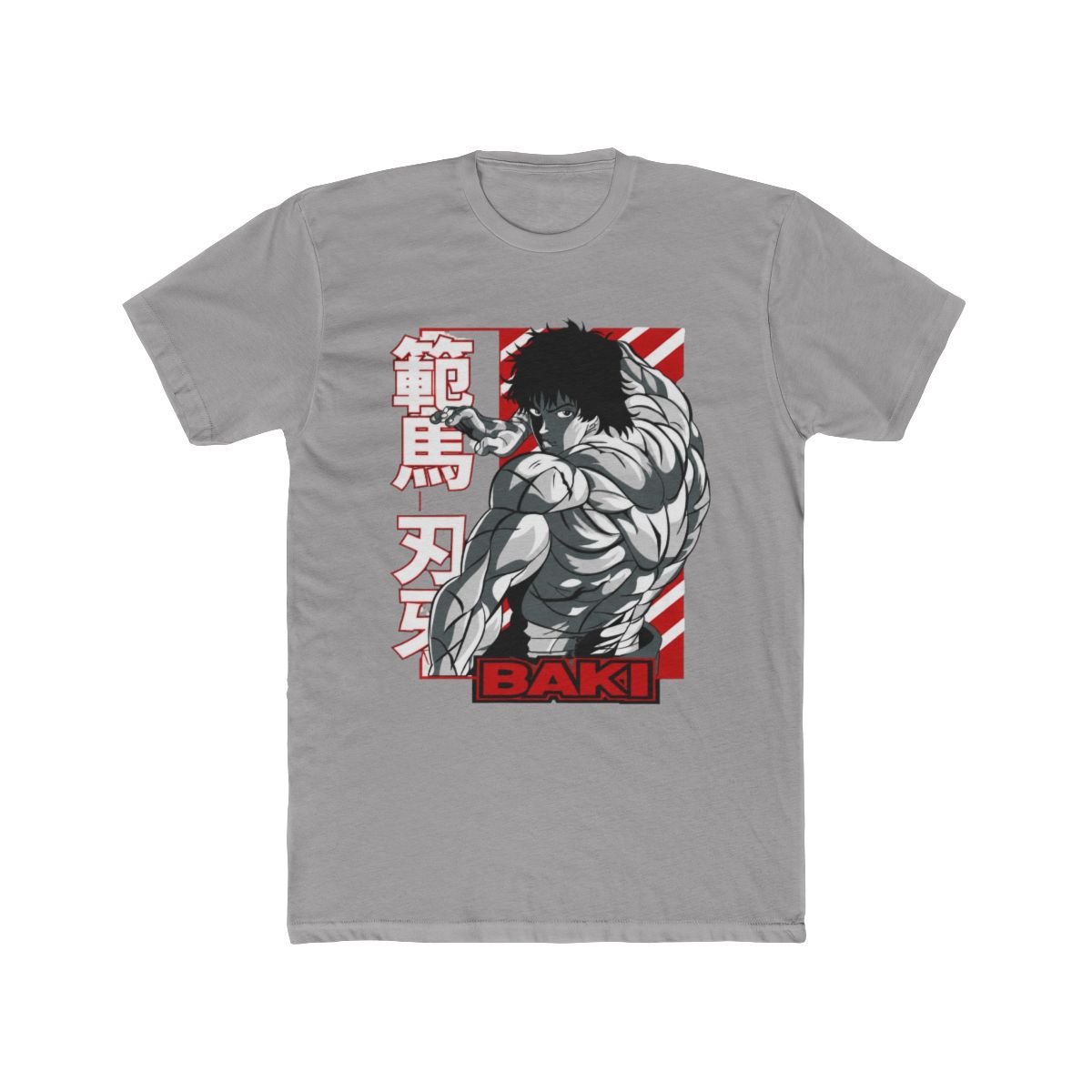 Baki Power Stance T Shirt - alternate angle 2, merchandise