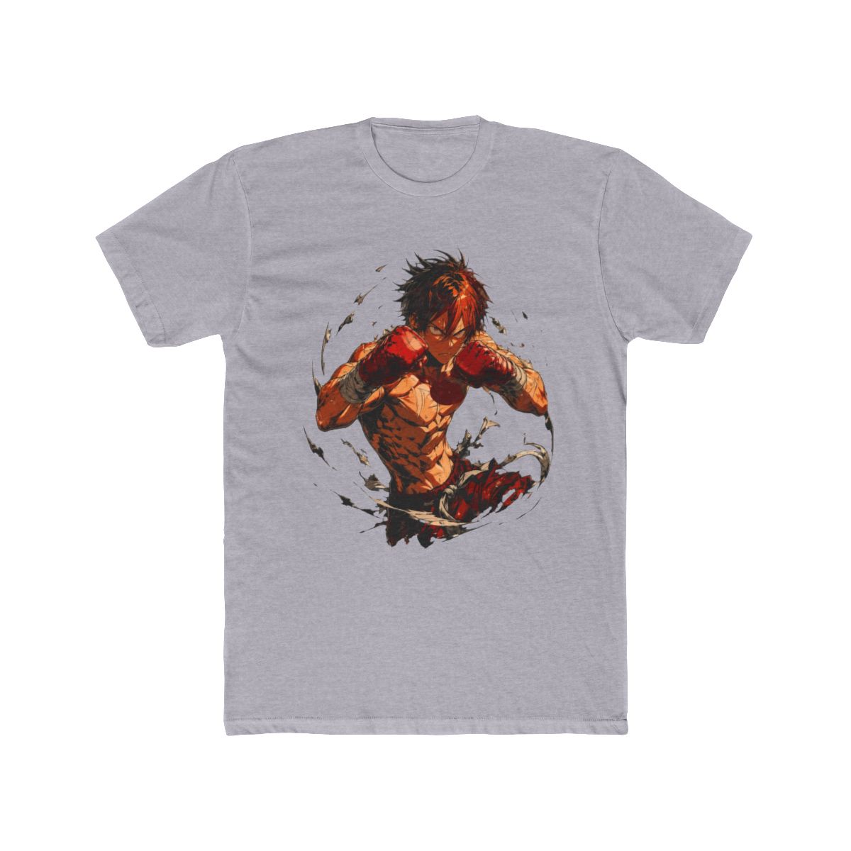Baki Hanma Intense Martial Arts Fight T Shirt - alternate angle 5, merchandise