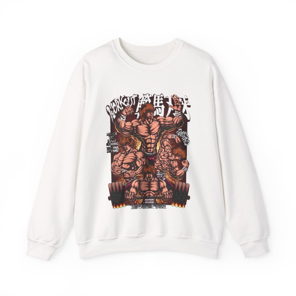 Baki Hanma Hoodies, Anime Hoodies, Vintage Sweater - Artsholic - Fan Art Merch
