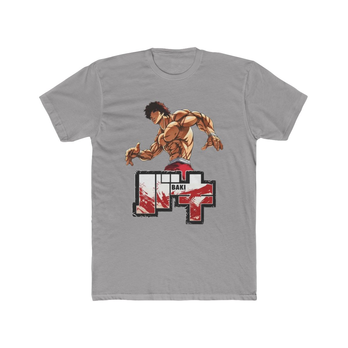 Anime Baki Hanma Washed Vintage T Shirt Merch Casual Short Sleeved T Shirt TShirt - Official T-Shirts merchandise