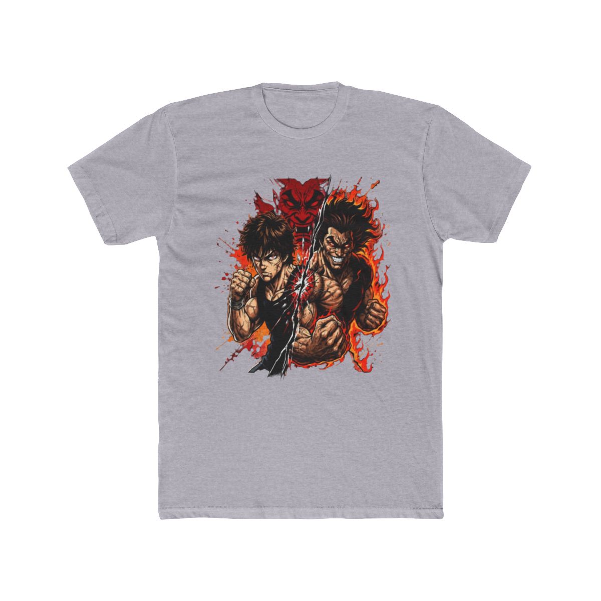 Baki Yujiro Hanma Anime Fight Art T Shirt - alternate angle 5, merchandise