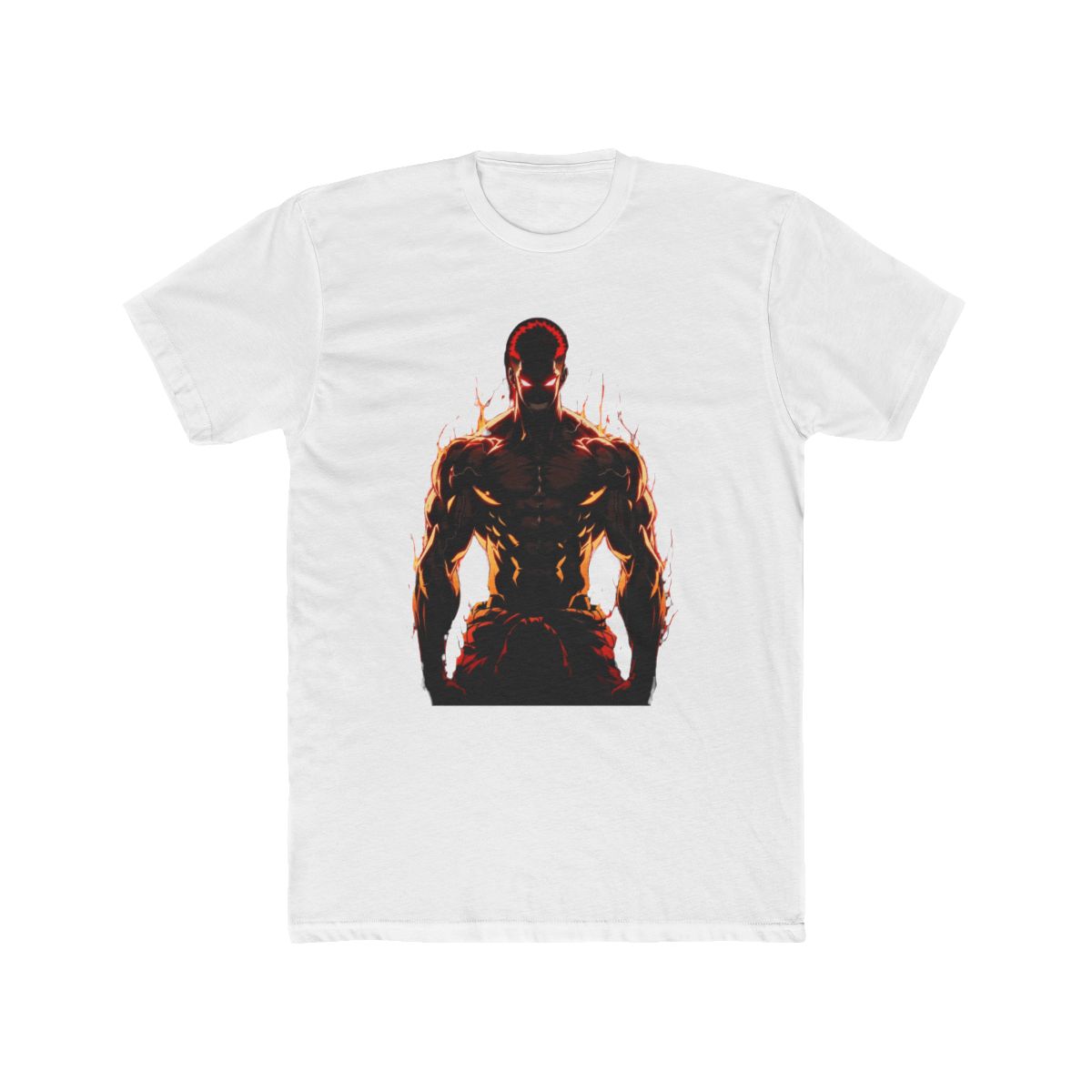 Yujiro Hanma Intense Fiery Aura T Shirt | Baki - Official T-Shirts merchandise